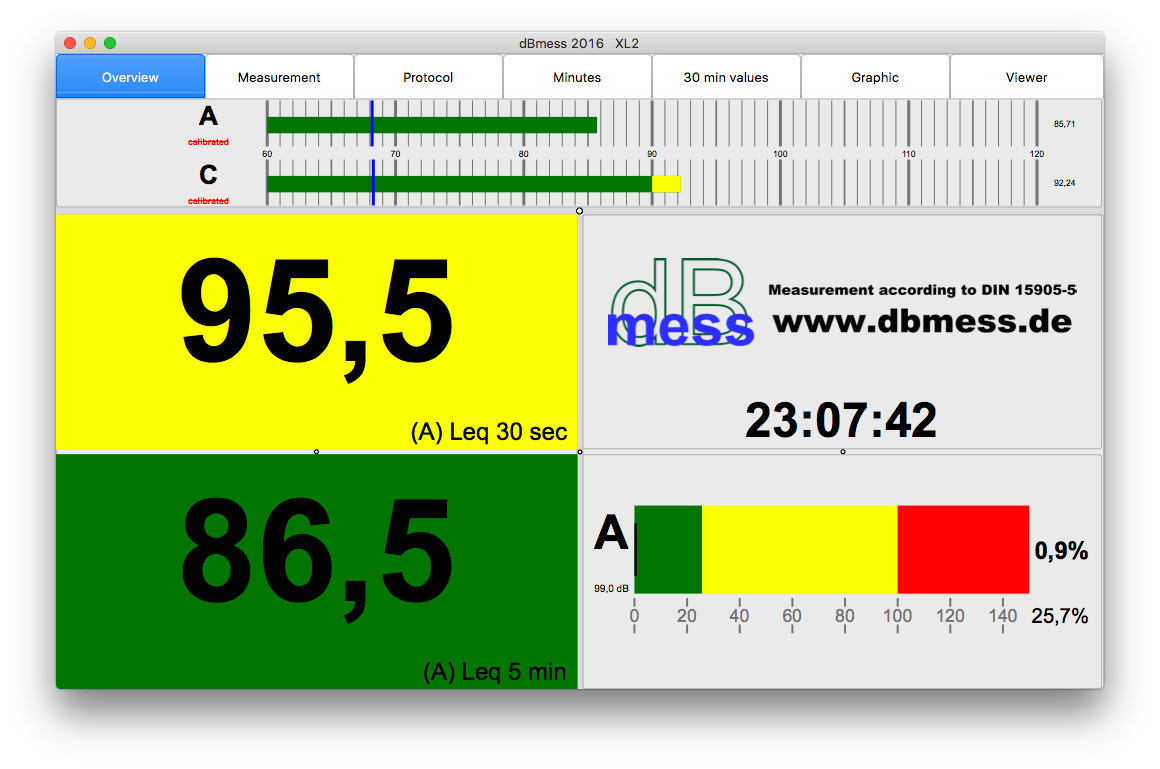 dBmess 2016 XL2 für OSX